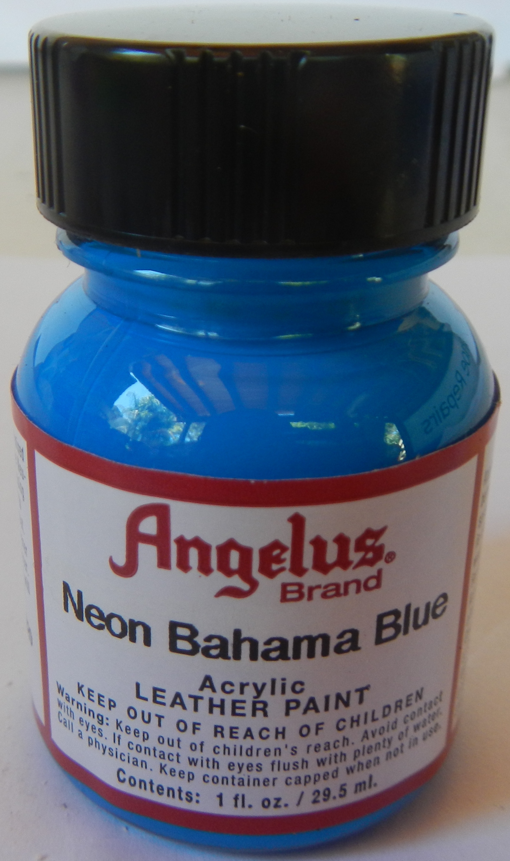 Angelus Bahama Blue Leather Paint Angelus Neon Amazon Green